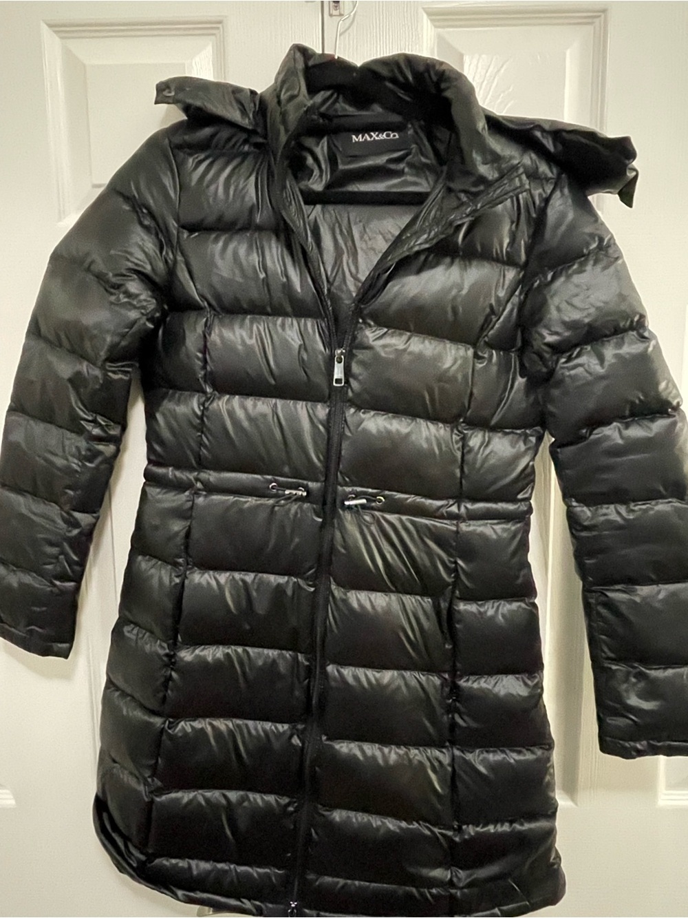 Max & Co. Women's Black Quilted Down Coat